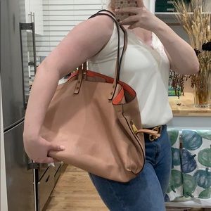 Chloe Nude Leather Handbag with card and dust bag